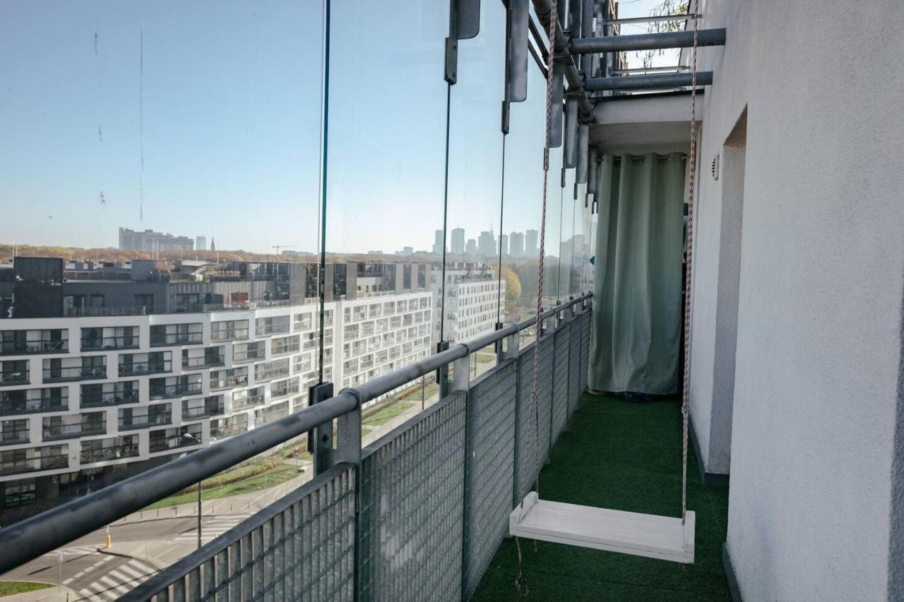 Dwupoziomowy, Rodzinny Apartament. Ochrona, Garaz. Varsovia Exterior foto