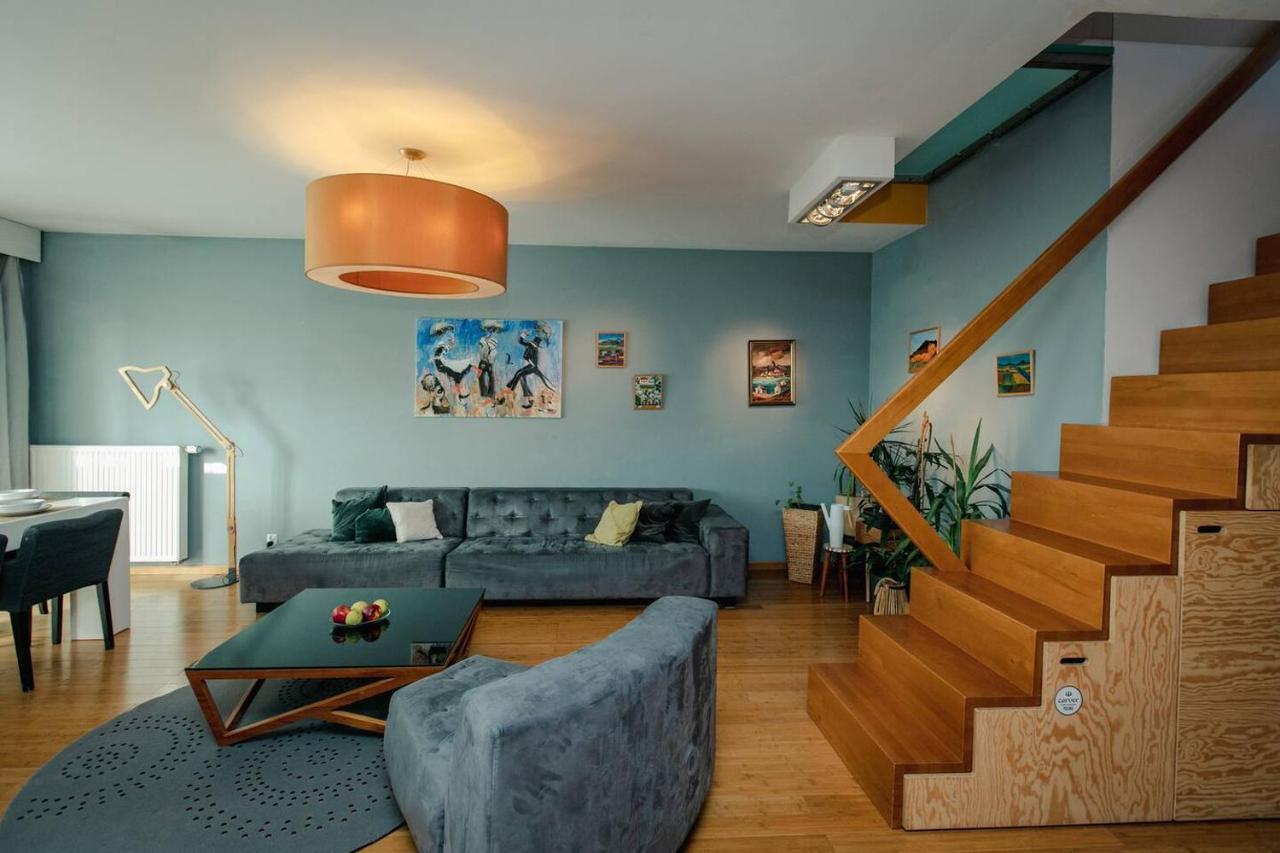 Dwupoziomowy, Rodzinny Apartament. Ochrona, Garaz. Varsovia Exterior foto